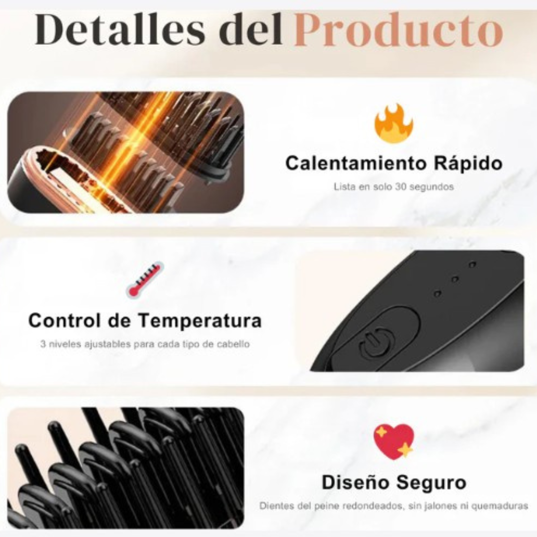 Koketia Touch™ Mini Peine Alisador Portátil