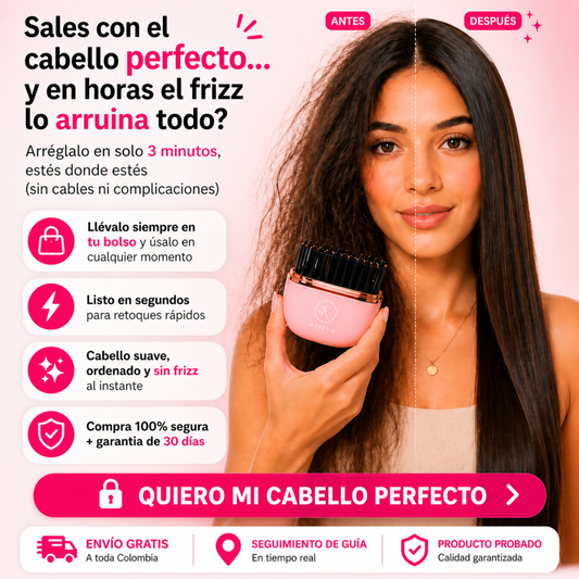 Koketia Touch™ Mini Peine Alisador Portátil
